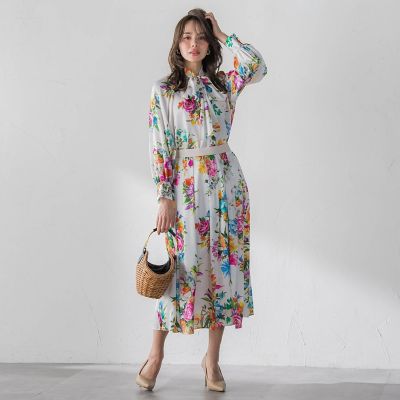 ビッグフラワーブーケブラウス | Viaggio Blu (Women)/ビアッジョ 