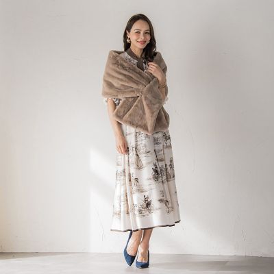 フェイクファーストール≪手洗い可能≫ | Viaggio Blu (Women