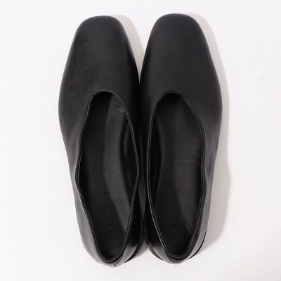 GALERIE VIE LAUREL ギャルリーヴィー スリッポン 本革ブラック GALERIE VIE LAUREL カバードスリッポン | GALERIE