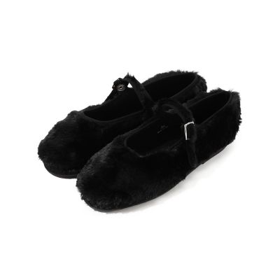 ＜GALERIE VIE (Women)＞Ｓｃｉｕｓｃｉａ　フェイクファー　メリージェーン