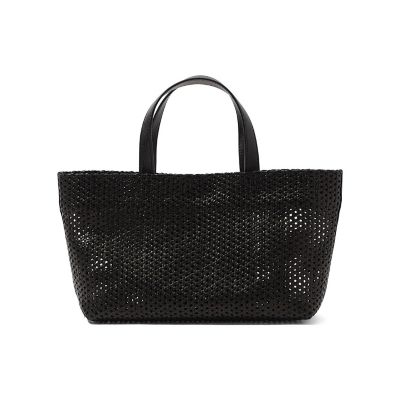 ＜GALERIE VIE (Women)＞ＧＡＬＥＲＩＥ　ＶＩＥ　レザーメッシュトートバッグ