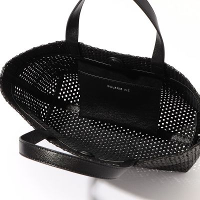 GALERIE VIE レザーメッシュトートバッグ | GALERIE VIE