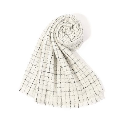 ファリエロ サルティ　Faliero Sarti　ストール　マフラー　チェック ファリエロサルティ]☆Faliero Sarti MD/PE チェック ストール