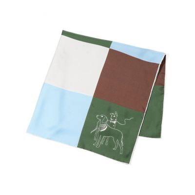 ＜GALERIE VIE (Women)＞ｓｅｎｓｅ　ｔｈｅ　ｐｅｂｂｌｅ　Ｃａｒｍｅｌ　シルクスカーフ