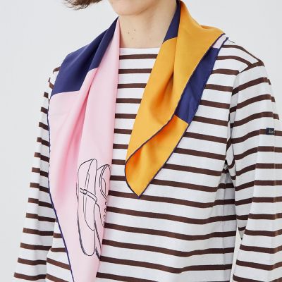 sense the pebble Noe シルクスカーフ | GALERIE VIE