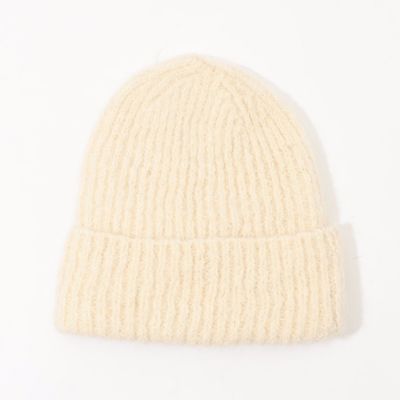 美品★TODAYFUL アルパカ ウールニットビーニー アイボリー KARAKORAM ACCESSORIES スーリーアルパカ