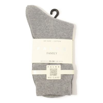 ＜GALERIE VIE (Women)＞ＦＡＬＫＥ　ＦＡＭＩＬＹ　コットンナイロンソックス