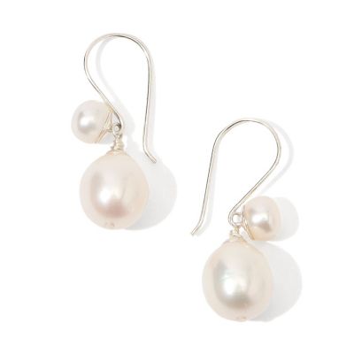 ＜GALERIE VIE (Women)＞ｍｏｕｎｉｒ　Ｄｏｕｂｌｅ　Ｐｅａｒｌ　ピアス