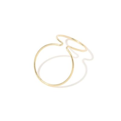 ＜GALERIE VIE (Women)＞ＳＡＳＫＩＡ　ＤＩＥＺ　ダブルサークル　イヤーカフ