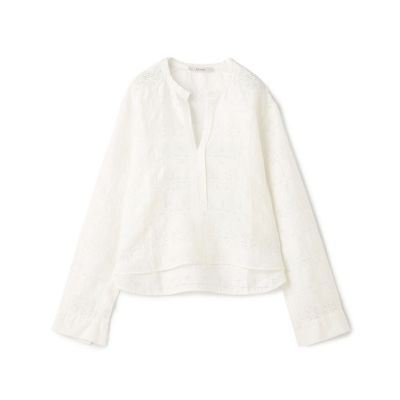 ＜GALERIE VIE (Women)＞ＫｒｉｓｔｅｎｓｅＮ　ＤＵ　ＮＯＲＤ　リネンブラウス