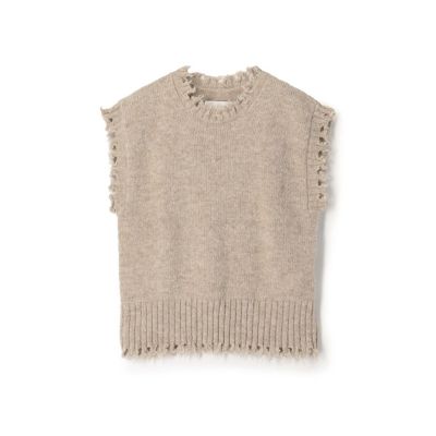 GALERIE VIE (Women)/ギャルリー・ヴィー LAUREN MANOOGIAN FRAY ベスト 13ライトベージュ トップス【三越伊勢丹/公式】