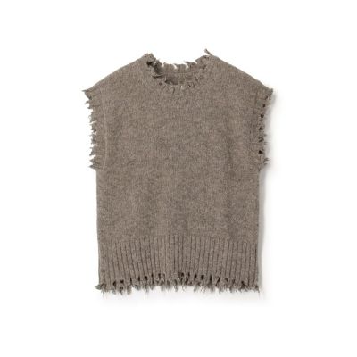 GALERIE VIE (Women)/ギャルリー・ヴィー LAUREN MANOOGIAN FRAY ベスト 17チャコールグレー トップス【三越伊勢丹/公式】