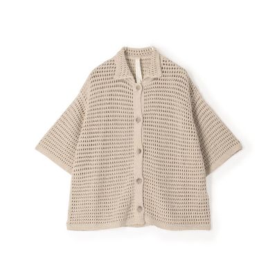 LAUREN MANOOGIAN NET シャツカーディガン