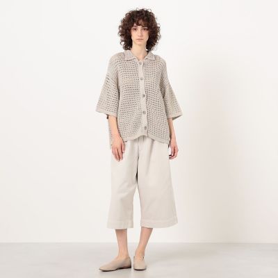 LAUREN MANOOGIAN NET シャツカーディガン