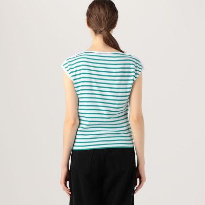 【別注】Ｌｅ　ｍｉｎｏｒ×ＧＡＬＥＲＩＥ　ＶＩＥ　ボートネックフレンチスリーブトップス