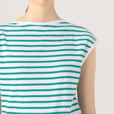 【別注】Ｌｅ　ｍｉｎｏｒ×ＧＡＬＥＲＩＥ　ＶＩＥ　ボートネックフレンチスリーブトップス
