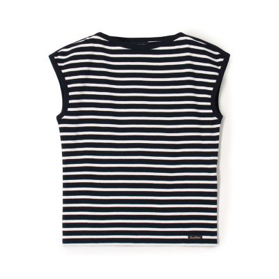 【別注】Ｌｅ　ｍｉｎｏｒ×ＧＡＬＥＲＩＥ　ＶＩＥ　ボートネックフレンチスリーブトップス