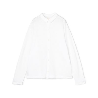 ＜GALERIE VIE (Women)＞【別注】Ｖ：：ｒｏｏｍ　ヘンプピケ　ポロカラーシャツ