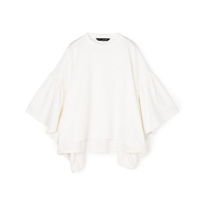 ＜GALERIE VIE (Women)＞ＨＡＶＥＲＳＡＣＫ　コットンジャージー　フリルスリーブプルオーバー