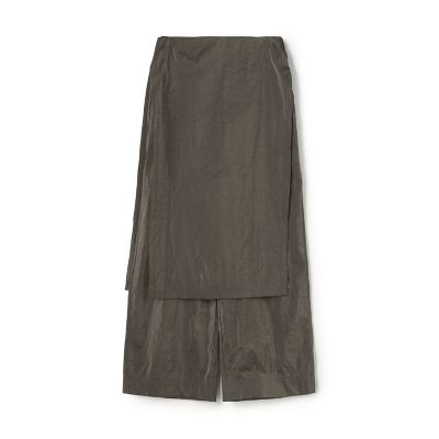 ＜GALERIE VIE (Women)＞Ｌａｕｒｅｎ　Ｍａｎｏｏｇｉａｎ　ＰＡＮＥＬ　レイヤードパンツ