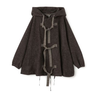 送料無料】HAVERSACK ウールナイロン ポンチョ