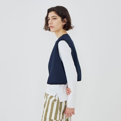 別注】V：：room キルティング ショートベスト | GALERIE VIE