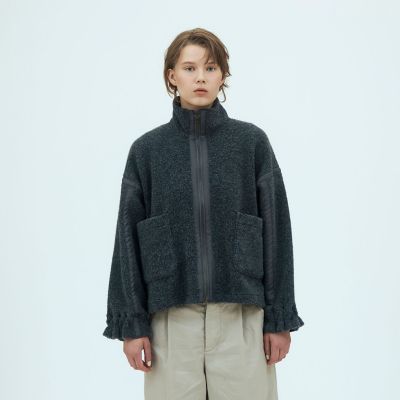 V：：room ウールボアフリース ジップアップジャケット | GALERIE