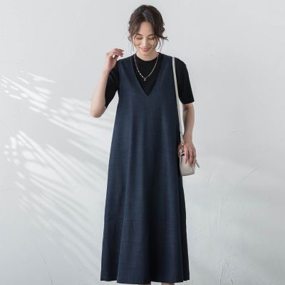 【おとなデニム】ジャンパードレス≪洗える≫