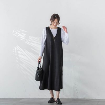 【おとなデニム】ジャンパードレス≪洗える≫