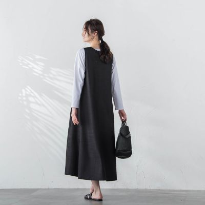 【おとなデニム】ジャンパードレス≪洗える≫