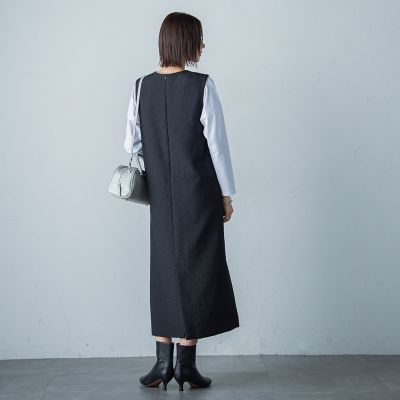 LAUTREAMONT(ロートレアモン) 風通ジャガードワンピース 風通ジャガードワンピース≪洗濯機で洗える≫ | ロートレアモン