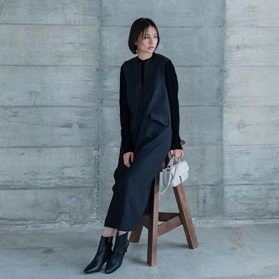 風通ジャガードワンピース≪洗濯機で洗える≫ | LAUTREAMONT