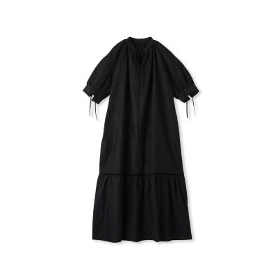 【一部店舗限定販売】リネンワッシャーワンピース≪洗濯機で洗える≫