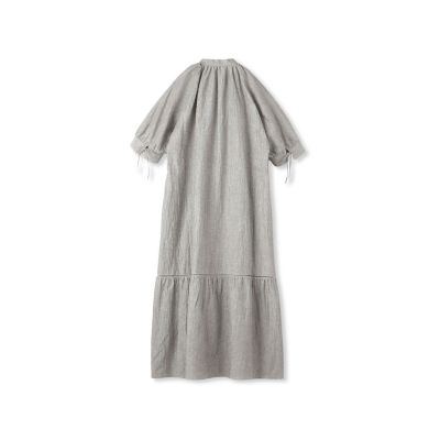 【一部店舗限定販売】リネンワッシャーワンピース≪洗濯機で洗える≫