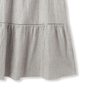 【一部店舗限定販売】リネンワッシャーワンピース≪洗濯機で洗える≫