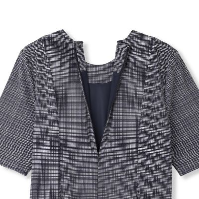 フィットアンドフレアワンピース≪洗濯機で洗える≫