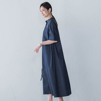 ＜LAUTREAMONT (Women)＞【ＷＥＢ限定】極上ライトデニムワンピース≪洗濯機で洗える≫