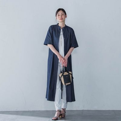【ＷＥＢ限定】極上ライトデニムワンピース≪洗濯機で洗える≫