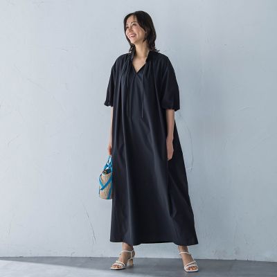 【晴れ軽】撥水ＵＶワンピース≪ＵＶ／接触冷感／撥水性／洗濯機で洗える≫