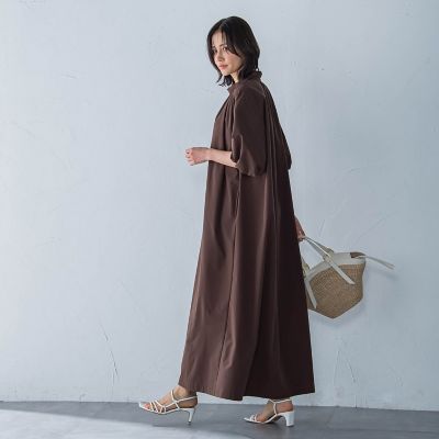 【晴れ軽】撥水ＵＶワンピース≪ＵＶ／接触冷感／撥水性／洗濯機で洗える≫