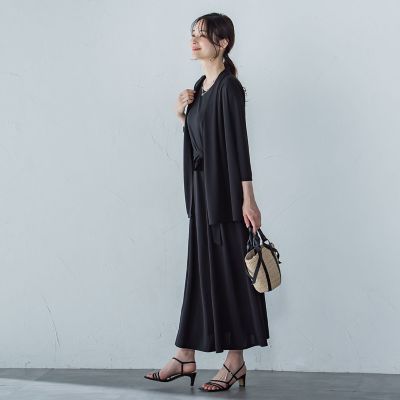 【ＷＥＢ限定】ひやさらシワレスワンピース≪洗濯機で洗える≫