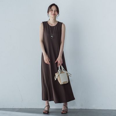 【ＷＥＢ限定】ひやさらシワレスワンピース≪洗濯機で洗える≫
