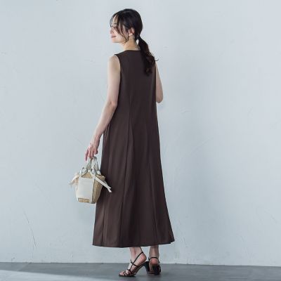 【ＷＥＢ限定】ひやさらシワレスワンピース≪洗濯機で洗える≫