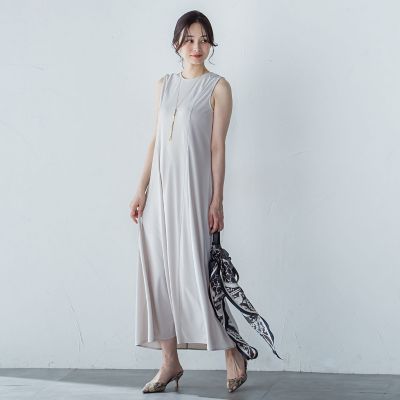 【ＷＥＢ限定】ひやさらシワレスワンピース≪洗濯機で洗える≫