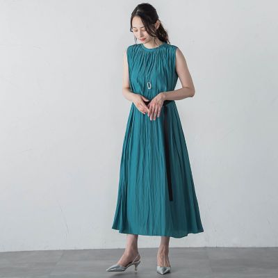 LAUTREAMONT (Women)/ロートレアモン ノースリーブワンピース&#8810;手洗い可能&#8811; 09グリーン ワンピース・ドレス【三越伊勢丹/公式】