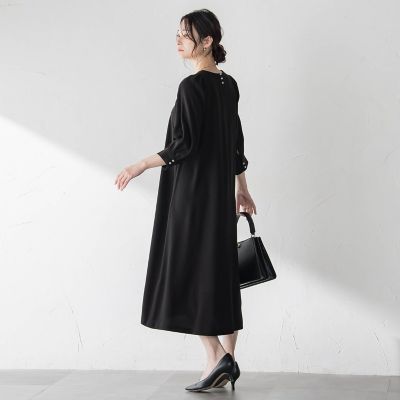 アチェローザバックサテンワンピース | LAUTREAMONT (Women)/ロート