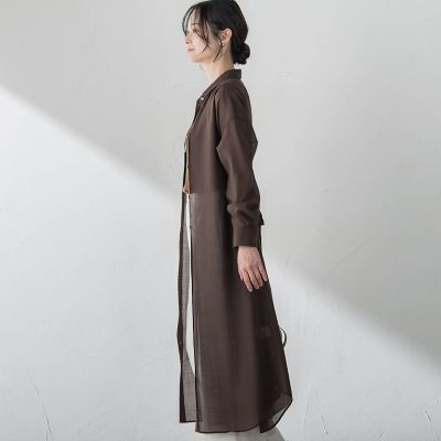 アサチョウボイルシャツワンピース | LAUTREAMONT (Women)/ロート
