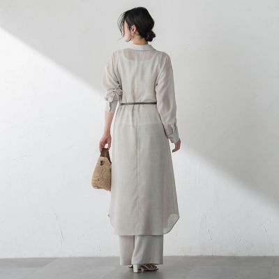 アサチョウボイルシャツワンピース | LAUTREAMONT (Women)/ロート