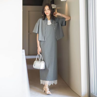 エディター東原妙子×LAUTREAMONT／レースワンピース