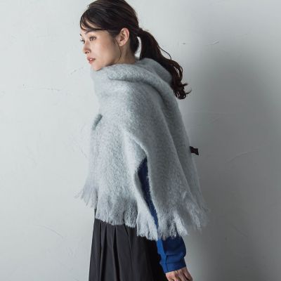 【SALE】LAUTREAMONT (Women)/ロートレアモン モヘヤカラーストール 13ライトグレー スカーフ・ショール【三越伊勢丹/公式】